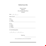 Get High-Quality Doctors Notes for Medical Excuse & More example document template