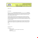 Employee Commission Payment Pending - Civil & Criminal Service example document template