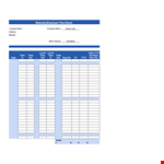 Efficient Employee Time Tracking with Our Timesheet Template example document template