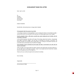 Thank you letter to scholarship donor example document template