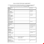 Business Contract Template for Purchaser and Vendor Agreement | Completion Guaranteed example document template