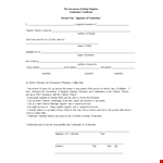 Infant Baptism Certificate example document template
