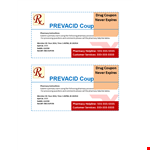 Medicine Coupon Template example document template