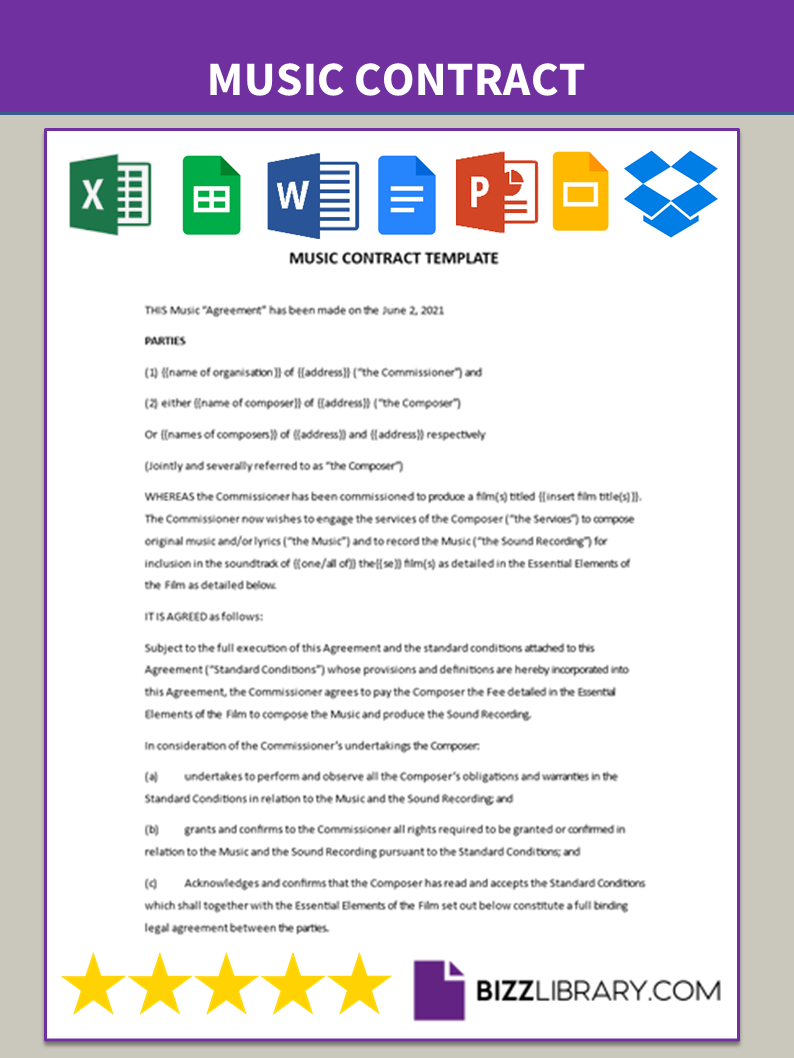 synchronization license agreement template