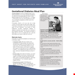 Diabetic Meal Plan Template: Control Diabetes with Easy-to-Follow Recipes and Nutritional Guidelines example document template