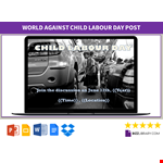 Child Labour Day Template example document template