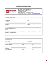 Apply For Credit With Our Easy to Use Application Form Apply For Credit With Our Easy to Use Application Form
