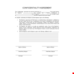 Protect Your Business: Non-Disclosure Agreement Template for Employers & Employees. example document template
