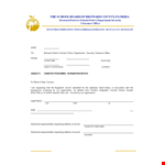 Charter Personnel Separation Notice example document template