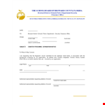 Charter Personnel Separation Notice example document template 