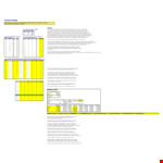 Statistical Regression Analysis Excel example document template