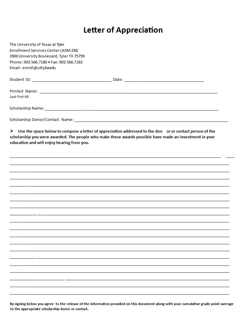 Formal Letter Of Appreciation formal-letter-of-appreciation