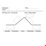 Create a Gripping Story with our Plot Diagram Template - Characters and Martin Included! example document template