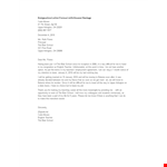 Resignation Letter Format With Reason Marriage example document template