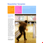 Customizable Newsletter Templates - Get Started Today! example document template
