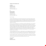 Employee Formal Complaint Letter Template example document template