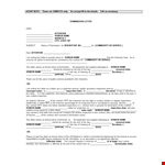 Notice Of Vendor Termination Letter example document template
