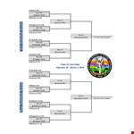 Free Tournament Bracket Template for Excel - Download Now example document template