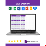 Calendar Template 2025 example document template
