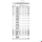 Material Inventory example document template