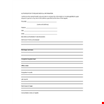 Authorize Medical Release: Manage Your Health Records example document template