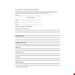 Authorize Medical Release: Manage Your Health Records example document template 