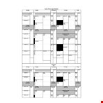 Daily Planning Schedule Printable example document template