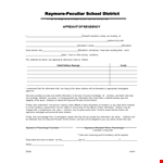 Get a Proof of Residency Letter: Learn About Residency Requirements | Peculiar example document template