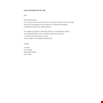 Formal Scholarship Thank You Letter example document template