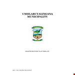 Disaster Recovery Plan Template - Ensure Business Continuity and Recovery example document template