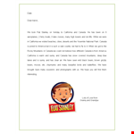 Flat Stanley Template - Explore Adventures in America, Canada, California & Mountains example document template