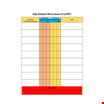 Gap Analysis Template - Download Free Gap Analysis Template Now! example document template