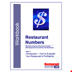 Restaurant Payroll Budget Template example document template
