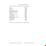 Multi Step Income Statement For Job example document template