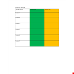 Compare Features & Versions with our Comparison Chart Template example document template