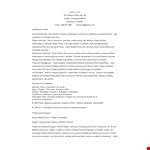 Experienced Teacher Resume Format example document template