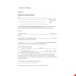 Legal Demand Letter Template for Rental and Lease Contracts example document template