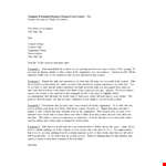 Standard Business Cover Letter - Create a Convincing and Professional Letter for Any Position example document template