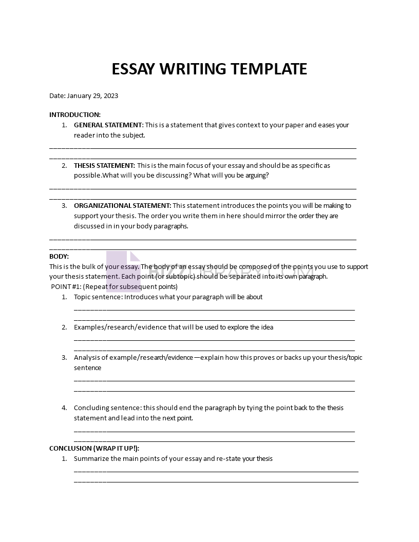 Essay Writing Template how-to-write-a-body-paragraph-for-an-argumentative-essay-youtube