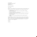 Job Application Letter For Senior Executive example document template