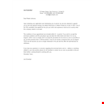 Simple Job Appointment Letter Template example document template