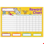 Get Your Kids on Track with a Reward Chart | Increase Motivation example document template