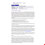 Clinical Neurologist Job Description example document template