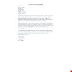 Formal Resignation Letter Format Sample With Reason example document template