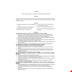 Retail Marketing Coordinator Resume example document template