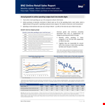 Retail Sales Report: Key Information on Online Spending example document template