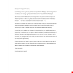Effective Grievance Letter to Employer for Personal Issue - Insert Your Grievance example document template 