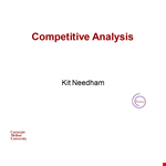 Get Ahead of Your Competitors with Our Competitive Analysis Template example document template