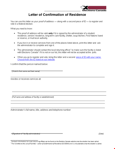 Get Your Residency Verified with our Proof of Residency Letter