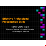 Free professional Presentation Template example document template